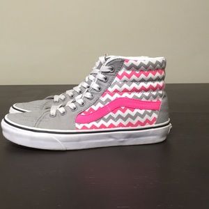 pink high top vans
